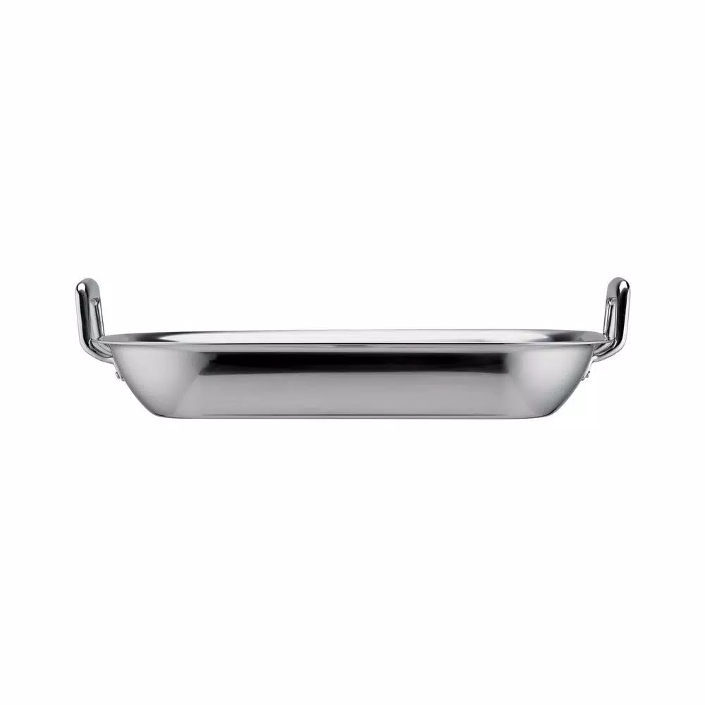 Cookware Tramontina Gourmet Prima 7 Qt. Stainless Steel Roasting Pan With Basting Rack 8 Cookware Tramontina Gourmet Prima 7 Qt. Stainless Steel Roasting Pan With Basting Rack - Image 6