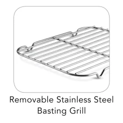Cookware Tramontina Gourmet Prima 7 Qt. Stainless Steel Roasting Pan With Basting Rack 11 Cookware Tramontina Gourmet Prima 7 Qt. Stainless Steel Roasting Pan With Basting Rack -Weston Shop stainless steel semi polished tramontina roasting pans 80203 009ds 4f 1000