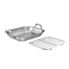 Cookware Tramontina Gourmet Prima 7 Qt. Stainless Steel Roasting Pan With Basting Rack