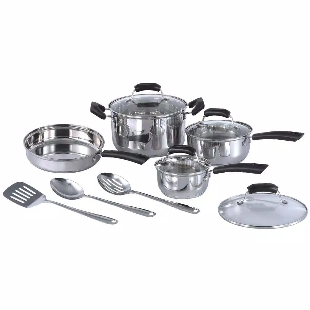 SPT 11-Piece Stainless Steel Cookware Set 3 SPT 11-Piece Stainless Steel Cookware Set