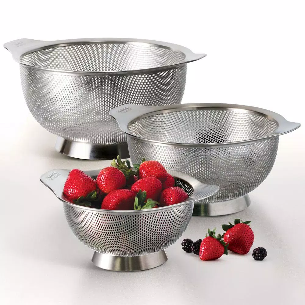 Kitchen Gadgets & Tools Tramontina Gourmet Stainless Steel Colanders (3-Pack) 3 Kitchen Gadgets & Tools Tramontina Gourmet Stainless Steel Colanders (3-Pack)