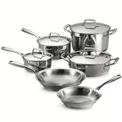 Alternative view of Tramontina Gourmet Prima 10-Piece Stainless Steel Cookware Set