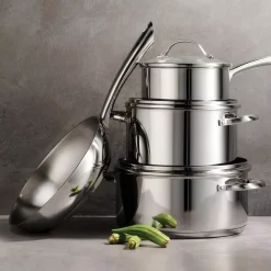 Alternative view of Tramontina 7 Pc Stainless Steel Cookware Set