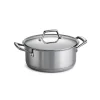 Cookware Tramontina Gourmet Prima 5 Qt. Round Stainless Steel Dutch Oven With Lid 2 Cookware Tramontina Gourmet Prima 5 Qt. Round Stainless Steel Dutch Oven With Lid -Weston Shop stainless steel tramontina dutch ovens braisers 80101 010ds 64 1000