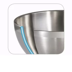 Bakeware Tramontina Gourmet 3-Piece Double Wall Stainless Steel Mixing Bowls 8 Bakeware Tramontina Gourmet 3-Piece Double Wall Stainless Steel Mixing Bowls -Weston Shop stainless steel tramontina mixing bowls 80202 008ds 4f 1000