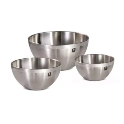 Bakeware Tramontina Gourmet 3-Piece Double Wall Stainless Steel Mixing Bowls