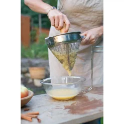 Kitchen Gadgets & Tools Weston Stainless Steel Cone Strainer And Pestle Set -Weston Shop stainless steel weston strainers 83 3030 w 44 1000