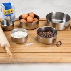 Bakeware Chef Buddy 7.25 In. Stainless Steel Bowl Set (5-Pack) 11 Bakeware Chef Buddy 7.25 In. Stainless Steel Bowl Set (5-Pack) -Weston Shop steel chef buddy mixing bowls 82 08003 1f 1000