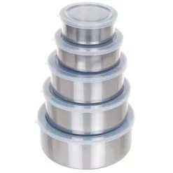 Bakeware Chef Buddy 7.25 In. Stainless Steel Bowl Set (5-Pack) 12 Bakeware Chef Buddy 7.25 In. Stainless Steel Bowl Set (5-Pack) -Weston Shop steel chef buddy mixing bowls 82 08003 44 1000