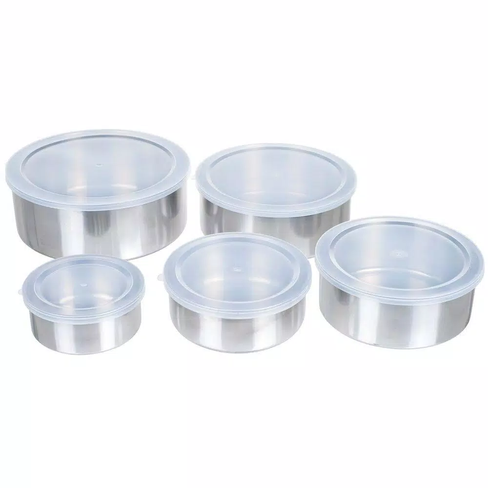 Bakeware Chef Buddy 7.25 In. Stainless Steel Bowl Set (5-Pack) 3 Bakeware Chef Buddy 7.25 In. Stainless Steel Bowl Set (5-Pack)