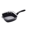 Cookware Swiss Diamond Classic Series Induction 2.1 Qt. Cast Aluminum Nonstick Saute Pan In Gray With Glass Lid