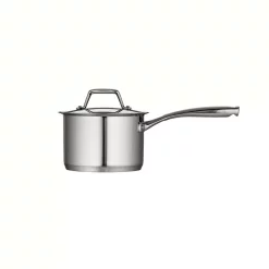 Cookware Tramontina Gourmet Prima 2 Qt. Stainless Steel Sauce Pan With Lid -Weston Shop tramontina sauce pans 80101 024ds e1 1000