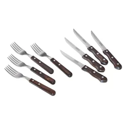 Cutlery Tramontina Churrasco 8-Piece Steak Knife And Fork Set