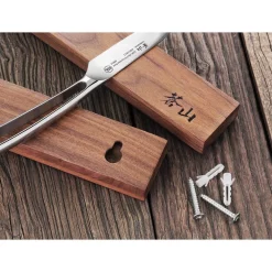 Cutlery Cangshan Walnut Wood 12 In. Magnetic Knife Bar 10 Cutlery Cangshan Walnut Wood 12 In. Magnetic Knife Bar -Weston Shop walnut cangshan knife blocks storage 61727 1f 1000