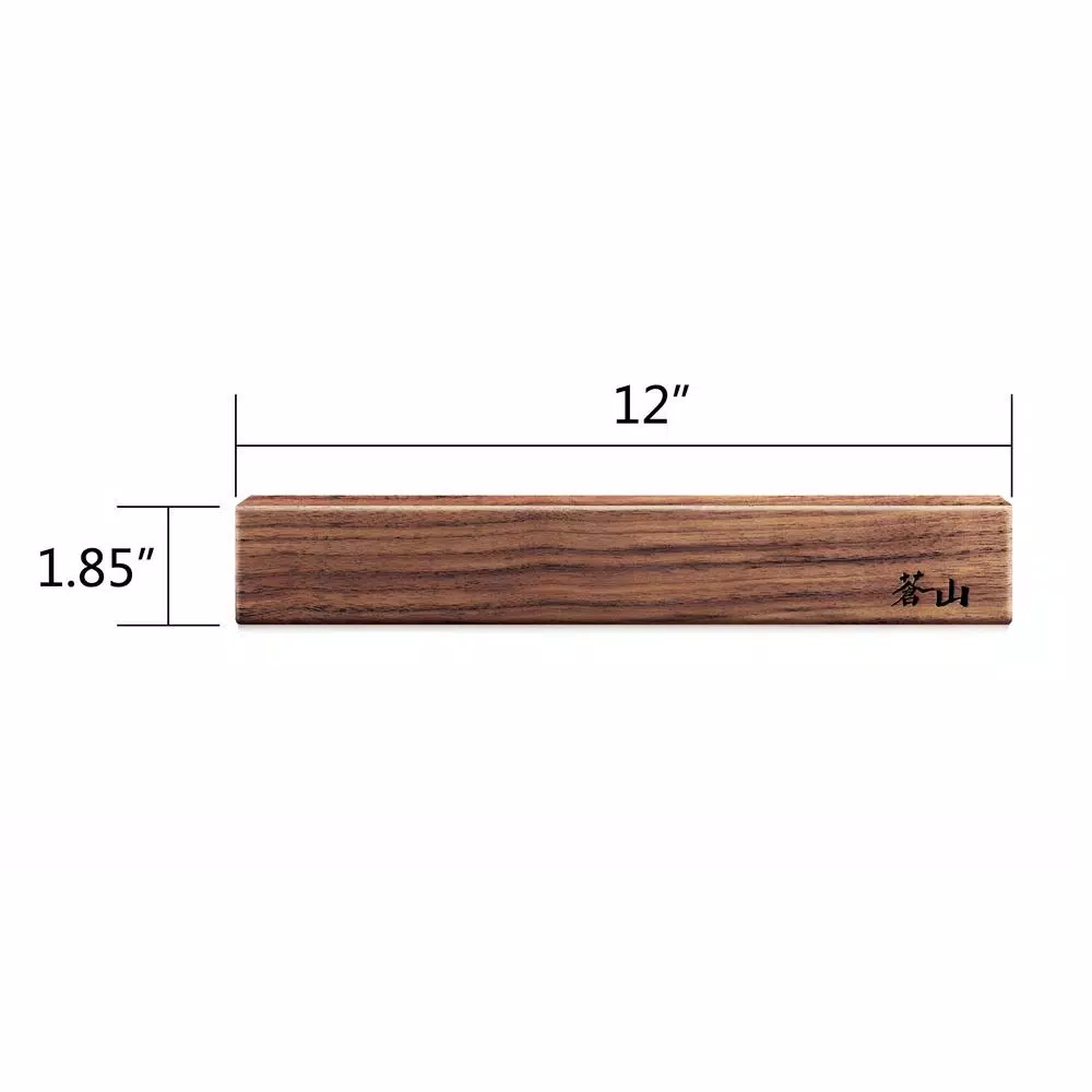 Cutlery Cangshan Walnut Wood 12 In. Magnetic Knife Bar 5 Cutlery Cangshan Walnut Wood 12 In. Magnetic Knife Bar - Image 3