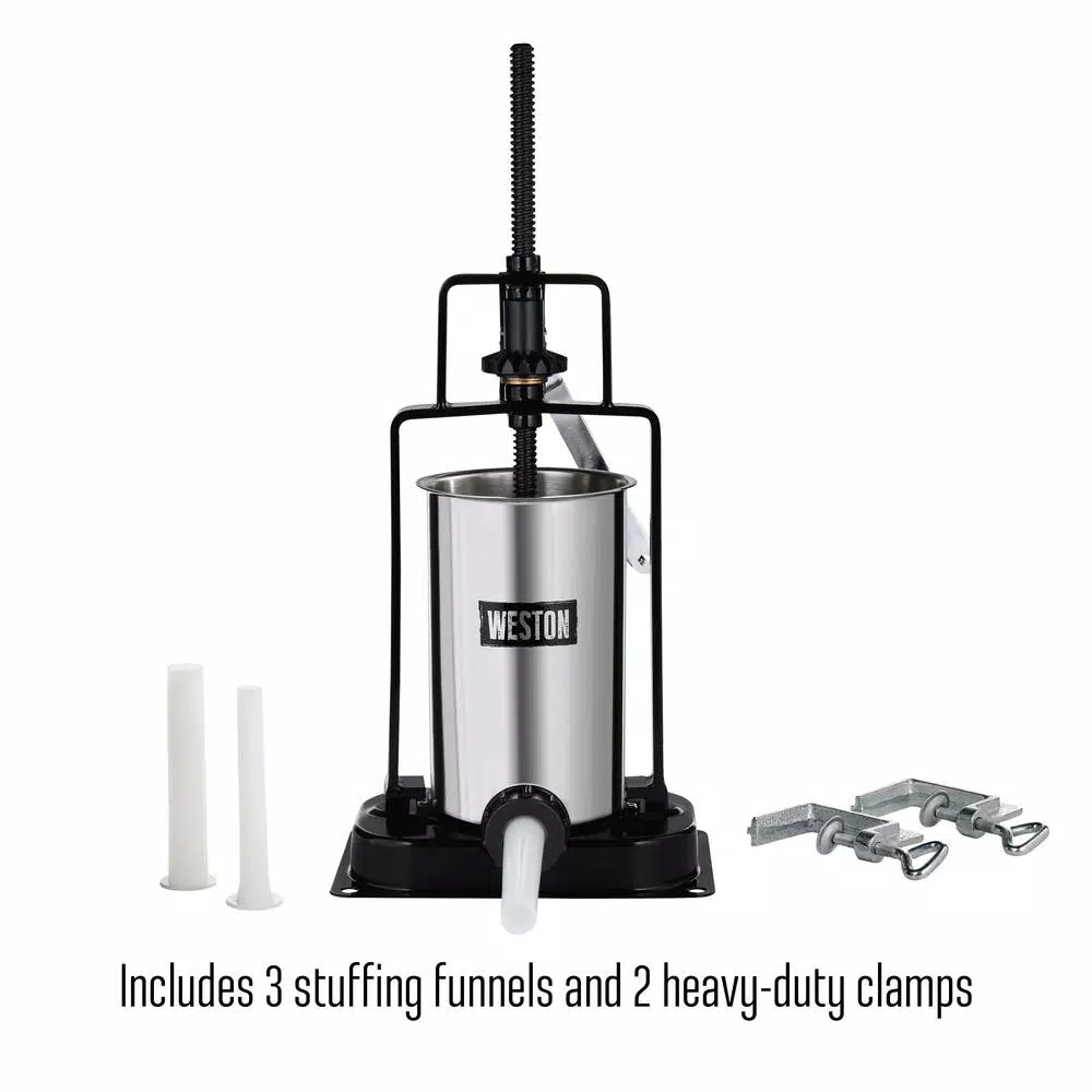 Kitchen Gadgets & Tools Weston 5 Lb. Capacity Vertical Sausage Stuffer 4 Kitchen Gadgets & Tools Weston 5 Lb. Capacity Vertical Sausage Stuffer - Image 2