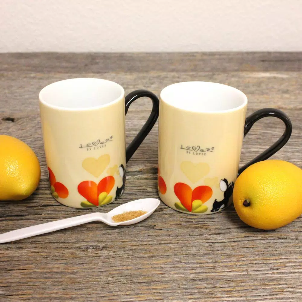 Cookware BergHOFF Lover By Lover 3-Piece 5.2-Cups Porcelain Coffee Set 5 Cookware BergHOFF Lover By Lover 3-Piece 5.2-Cups Porcelain Coffee Set - Image 3