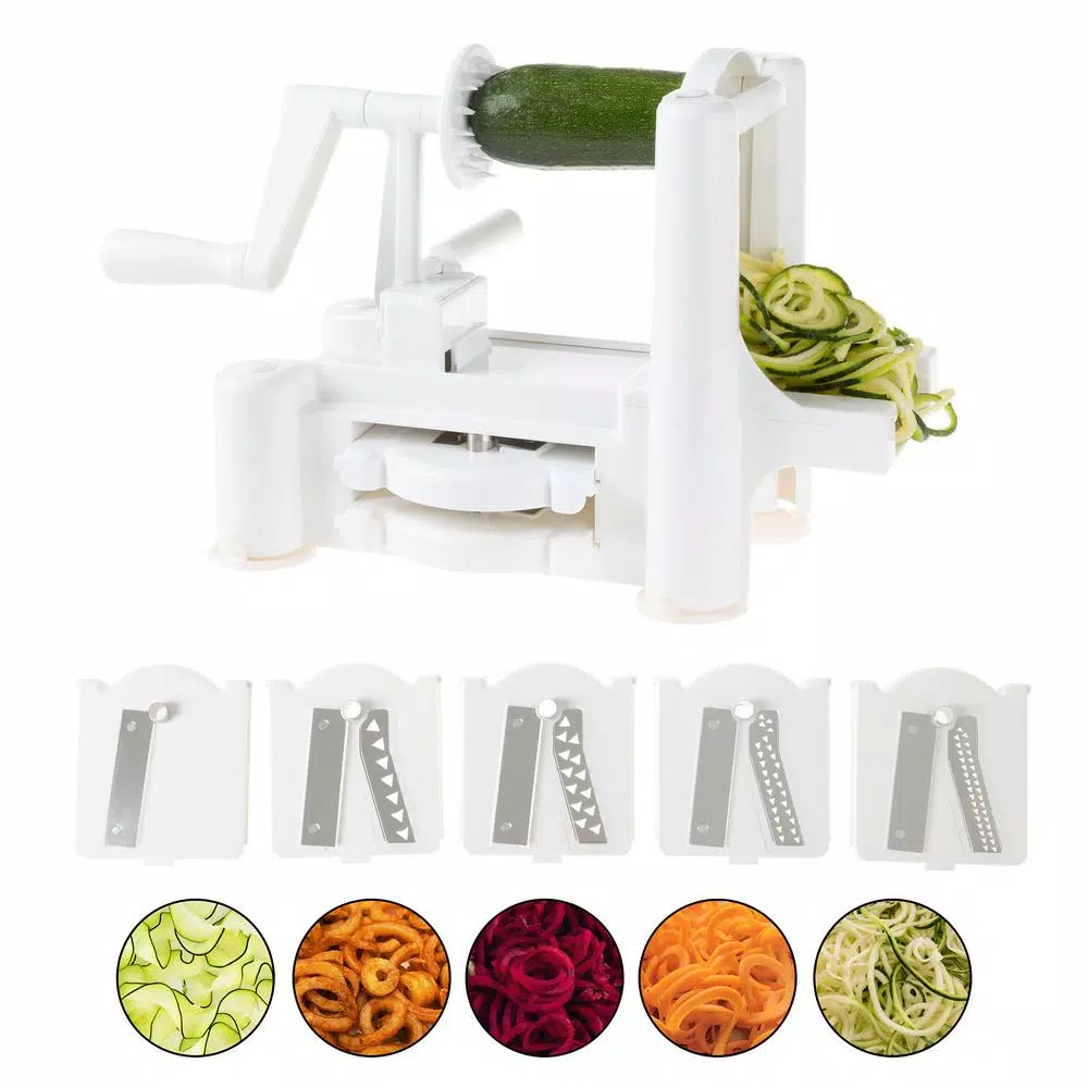 Kitchen Gadgets & Tools Classic Cuisine 5-Blade Vegetable Spiralizer 5 Kitchen Gadgets & Tools Classic Cuisine 5-Blade Vegetable Spiralizer - Image 3