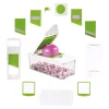 Kitchen Gadgets & Tools Classic Cuisine 7-in-1 Chopper Mandoline Slicer 2 Kitchen Gadgets & Tools Classic Cuisine 7-in-1 Chopper Mandoline Slicer -Weston Shop white classic cuisine mandolines slicers hw031109 64 1000