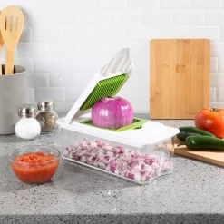 Kitchen Gadgets & Tools Classic Cuisine 7-in-1 Chopper Mandoline Slicer 14 Kitchen Gadgets & Tools Classic Cuisine 7-in-1 Chopper Mandoline Slicer -Weston Shop white classic cuisine mandolines slicers hw031109 fa 1000