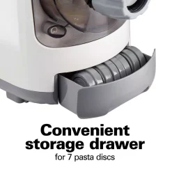 Kitchen Gadgets & Tools Hamilton Beach White Electric Pasta Maker -Weston Shop white hamilton beach pasta makers 86650 fa 1000