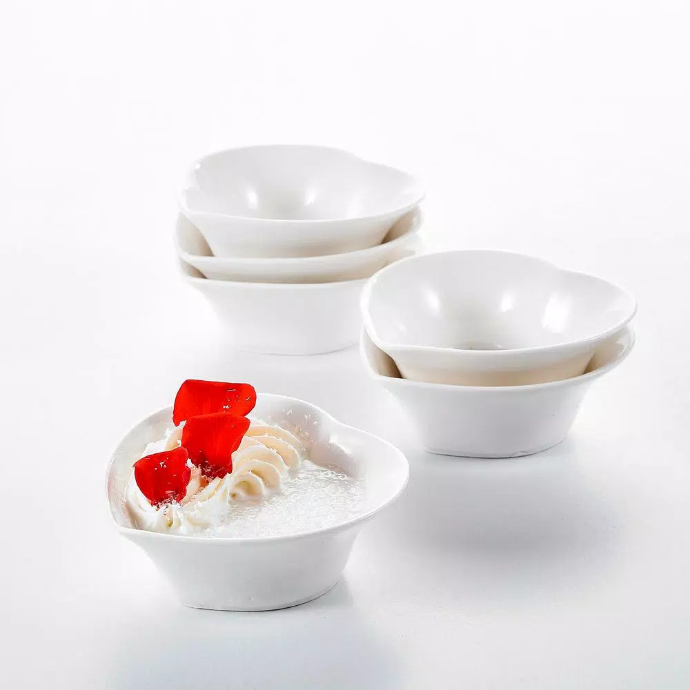 Bakeware MALACASA 3.5 In. White Ceramic Ramekins Set For Souffle Dishes (Set Of 6) 6 Bakeware MALACASA 3.5 In. White Ceramic Ramekins Set For Souffle Dishes (Set Of 6) - Image 4