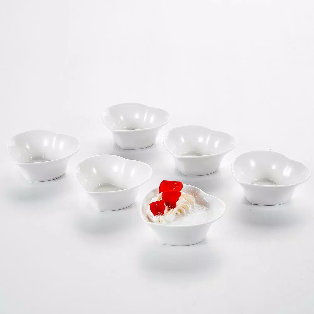 Bakeware MALACASA 3.5 In. White Ceramic Ramekins Set For Souffle Dishes (Set Of 6) 4 Bakeware MALACASA 3.5 In. White Ceramic Ramekins Set For Souffle Dishes (Set Of 6) - Image 2