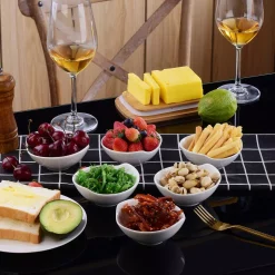 Alternative view of Bakeware MALACASA 4.3 In. White Ceramic Ramekins Serving Bowls For Creme Brulee (Set Of 6)