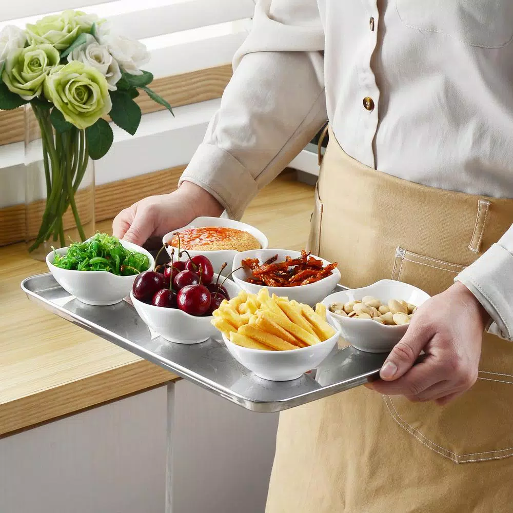 Bakeware MALACASA 4.3 In. White Ceramic Ramekins Souffle Dishes Serving Bowls Set (Set Of 12) 7 Bakeware MALACASA 4.3 In. White Ceramic Ramekins Souffle Dishes Serving Bowls Set (Set Of 12) - Image 5