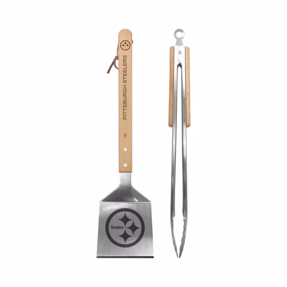 Kitchen Utensils Sportsvault Pittsburgh Steelers 2-Piece BBQ Utensil Set 4 Kitchen Utensils Sportsvault Pittsburgh Steelers 2-Piece BBQ Utensil Set - Image 2