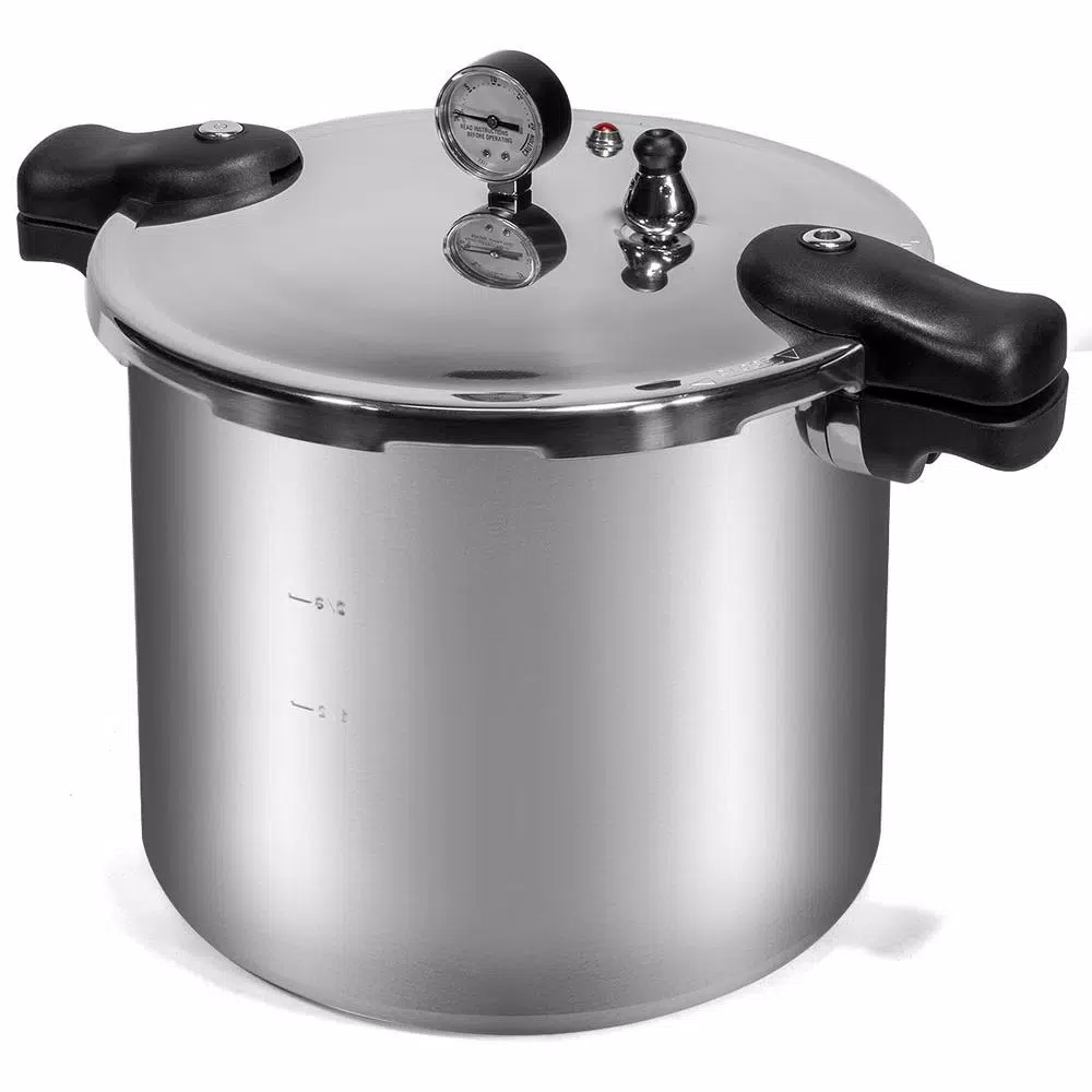 Cookware XtremepowerUS 22 Qt. Aluminum Pressure Cooker With Built-in Pressure Dial Gauge 3 Cookware XtremepowerUS 22 Qt. Aluminum Pressure Cooker With Built-in Pressure Dial Gauge